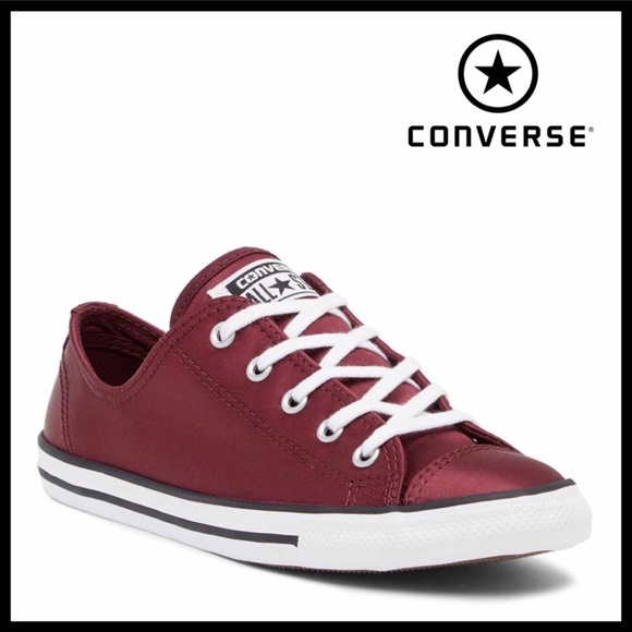 converse dainty maroon